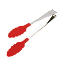 抗菌耐熱カラートング 大(300mm) 赤 13809022【キッチン用品・調理器具/下ごしらえ用品/トング/ケーキトング/食べ放題トング/バイキングトング】