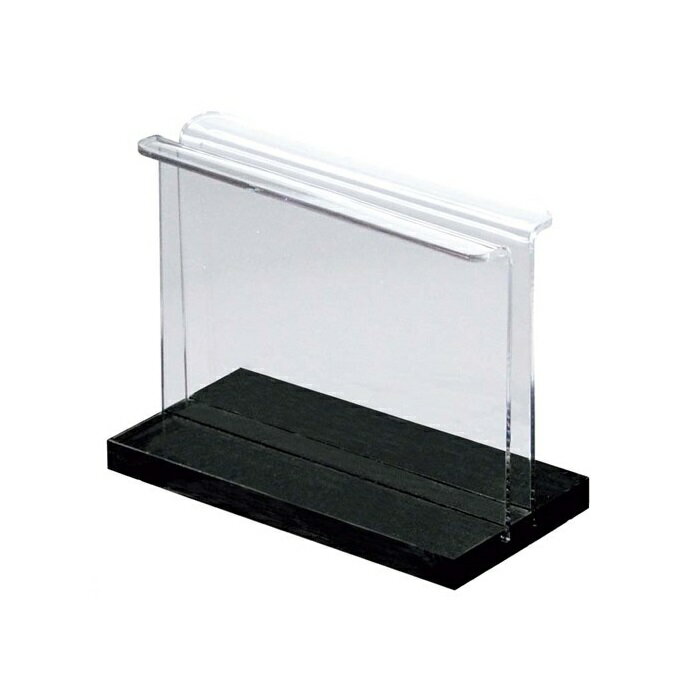 アクリルメニューブックスタンド 100xH75x50xミゾ巾7mm KSA-1 シンビ(SHIMBI)