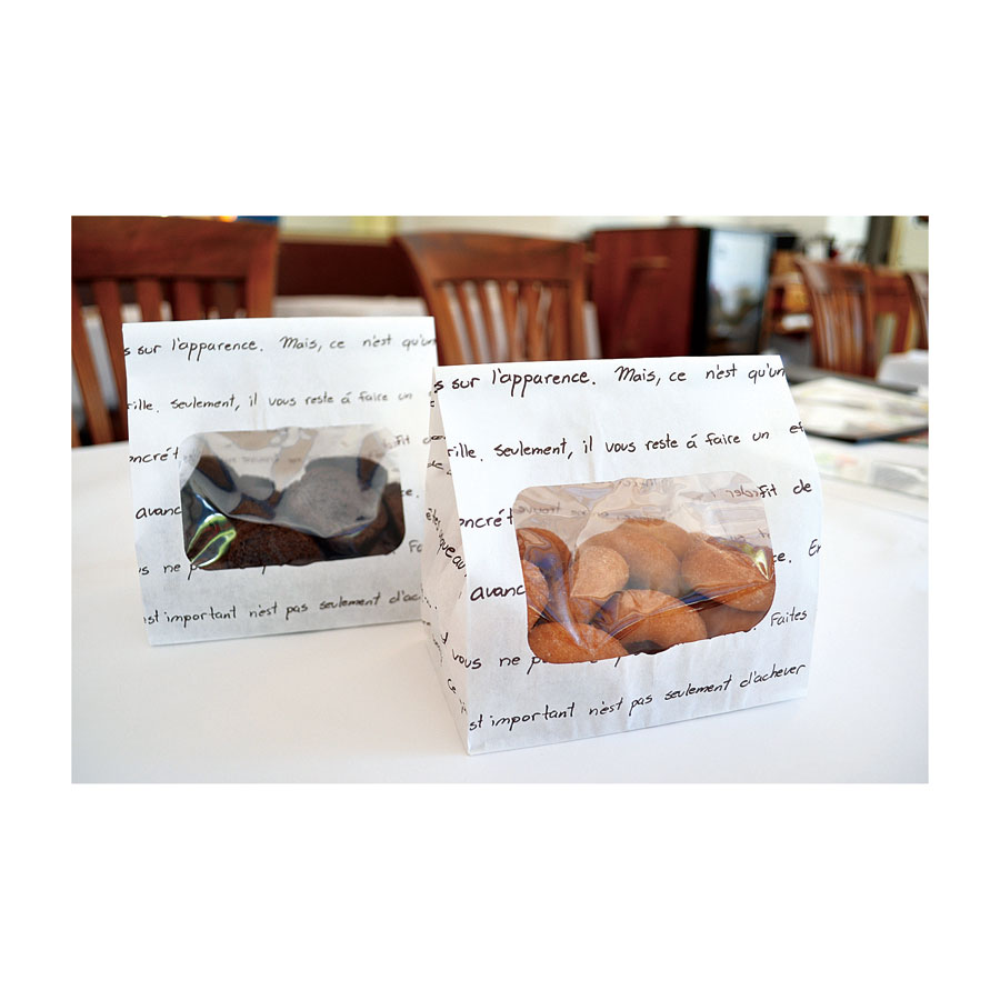 ルックバッグNo.4S　130x80x165mm フランセ 100枚入り 36500381 惣菜袋・耐油袋