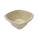 弁当容器・惣菜容器 本体のみ600個 ナチュラル 146.5x145.5x63mm KMPランチ-7本体 ナチュラル ※電子レンジ可 ※北海道・沖縄・離島 送料別途 ※代引き不可商品