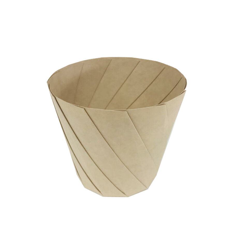 ※納期別途確認商品　おりがみカップ　茶・小　300個　おりがみカップ-001　※電子レンジ可 ※沖縄・離島 ..