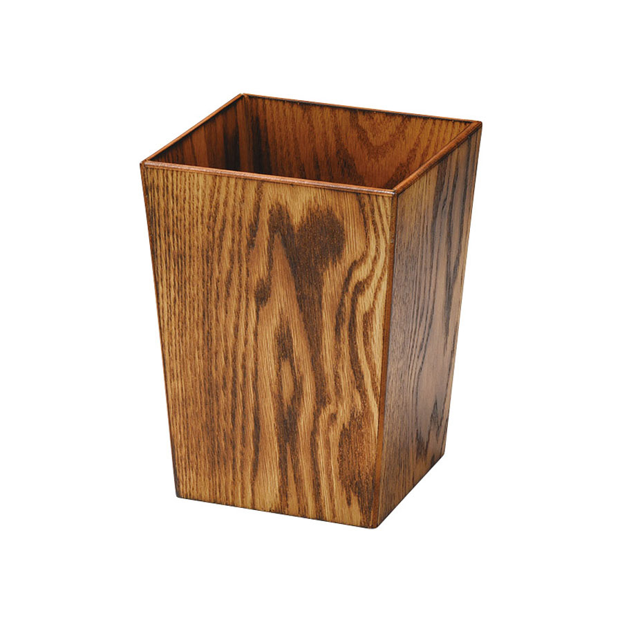 木製トラッシュボックス(MDF・焼板タイプ)　AC-40B　えいむ(Aim)　MDF　ゴミ箱　くず入れ　ダストボックス