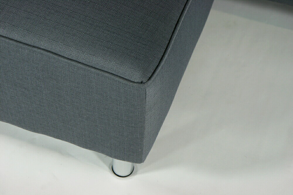 送料無料 新品 カウチソファ コーナーソファ ファブリック グレイ MABU-24 Left hand [3]