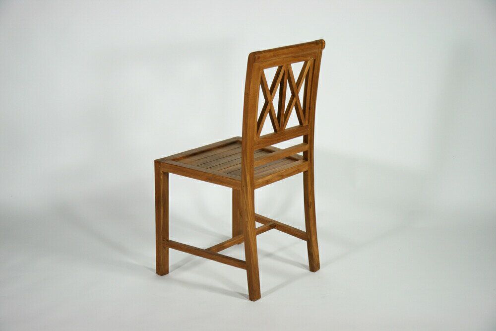 送料無料 新品 チーク無垢 ダイニングチェア ミーティングチェア チーク材 無垢材 チーク T-375ライトブラウン