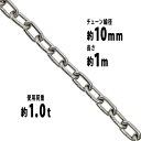 送料無料 ステンレスチェーン チェーン 線径約10mm 使用荷重約1t 約1000kg 約1m SUS304 JIS規格 ステンレス製 鎖 くさり 吊り具 チェ...