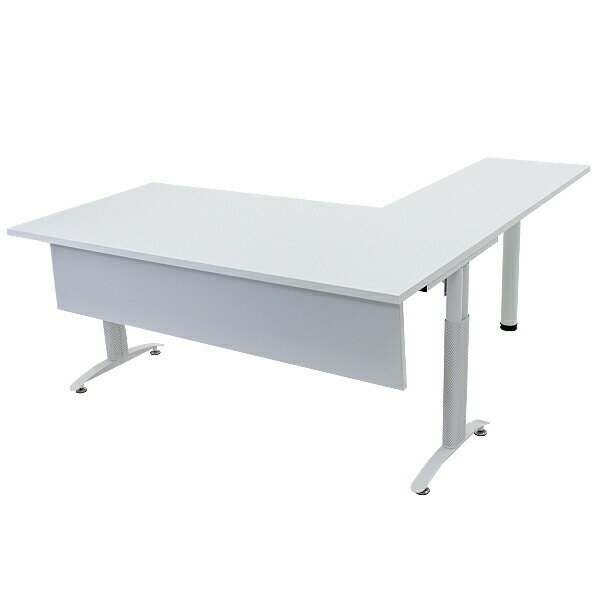 オフィスデスク デスク L字型 幕板