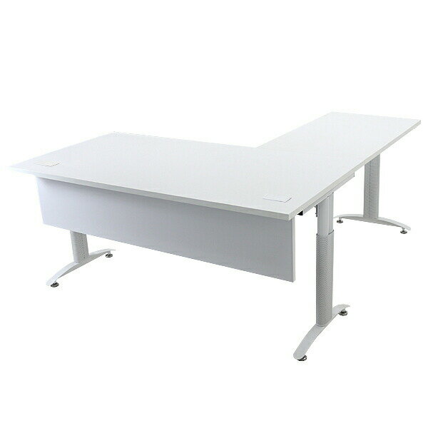 オフィスデスク デスク L字型 幕板