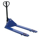 送料無料 ハンドリフト 幅広約685mm フォーク長さ約1210mm 約2t 約2.0t 約2000kg 青 油圧式 ダブルローラー ハンドパレット ハンドパレ...