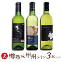日本ワイン セット【樽熟成・甲州ワイン3本セット】送
