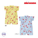 ミキハウス正規販売店/ミキハウス　mikihouse　うさこ　金魚柄甚平オール〈S-M（60cm-80cm）〉