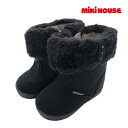 ●50%OFFセール●半額●ミキハウス mikihouse キラキラストーン もこもこ ブーツ 箱なし(13cm・14cm・15cm・16cm・17cm)靴 赤...