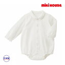 【期間限定P11倍】ミキハウス正規販売店/ミキハウス ベビー mikihouse　ボディシャツ　ブラウス（70cm・80cm）