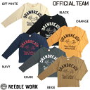 ニードルワーク（NEEDL WORK）OFFICIAL TEAM DRAW BREATH T-SHIRT 長袖Tシャツ（100cm・110cm・120cm・130cm・140cm）