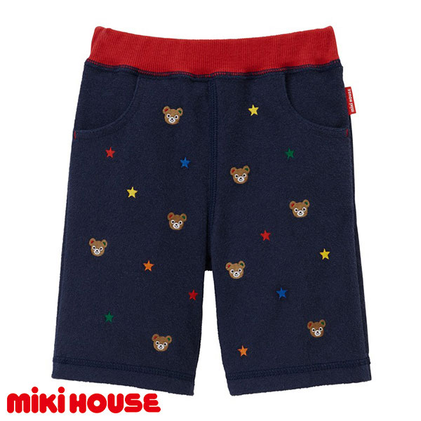 期間限定P11倍●30％OFFセール●ミキハウス　mikihouse　7分丈パンツ(110・120）　子ども服　プレゼント　お出かけ　アウトレット