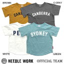 j[h[NiNEEDL WORKjOFFICIAL TEAM@SIMPLE@LOGO@T-SHIRTSi120cmE130cmE140cm)