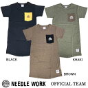 ●50%OFFセール●ニードルワーク(NEEDL WORK)OFFICIAL TEAM ワンピース POCKET ONE-PEACE(120・130・140) 半額 アウトレット セール 女の子 幼稚園 保育園 小学生 シンプル カジュアル