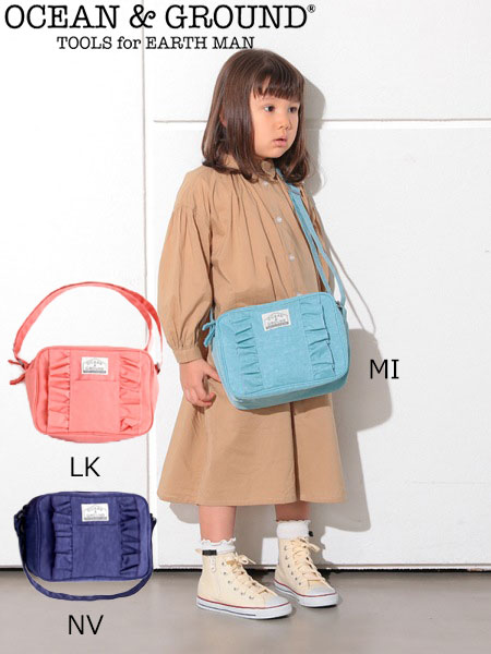 オーシャンアンドグラウンド　OCEAN&GROUND ショルダーBAG FRILL(F）