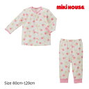 ミキハウス正規販売店/ミキハウス　mikihouse　うさこ×花柄　パジャマ(80cm・90cm・100cm・110cm・120cm）