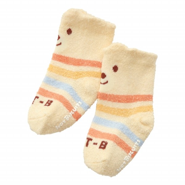 ●期間限定P11倍●ミキハウス　ホットビスケッツ　mikihouse　靴下 あったか ソックス くま(9cm・11cm・13cm・15cm・17cm） 3