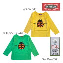 50％OFF　P.FIELD　ピーフィールド　てんとう虫　プリント　長袖　Tシャツ(90cm・100cm・110cm）