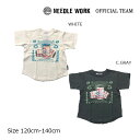 ●30%OFFセール●ニードルワーク(NEEDL WORK)OFFICIAL TEAM スラブ ドリンクロゴ Tシャツ(130・140) アウトレット(4)