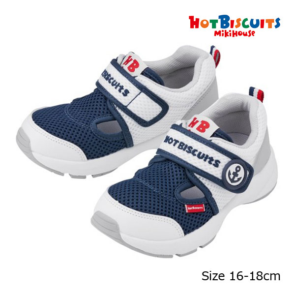 ●期間限定P11倍●ミキハウス　ホットビスケッツ　mikihouse　ダブルラッセル キッズシューズ(16cm・17cm・18cm）【P】
