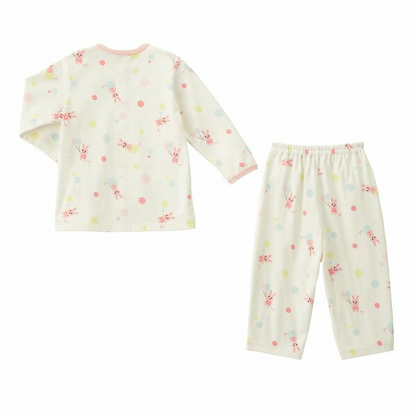 ●期間限定P11倍●ミキハウス　mikihouse 総柄 プリント 長袖 パジャマ（90・100・11...