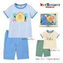 ●15日〜P11倍●ミキハウス ホットビスケッツ mikihouse 半袖Tシャツセット【箱付き】(フリー:70cm-80cm)子ども服 男の子 幼児 保育園 ...