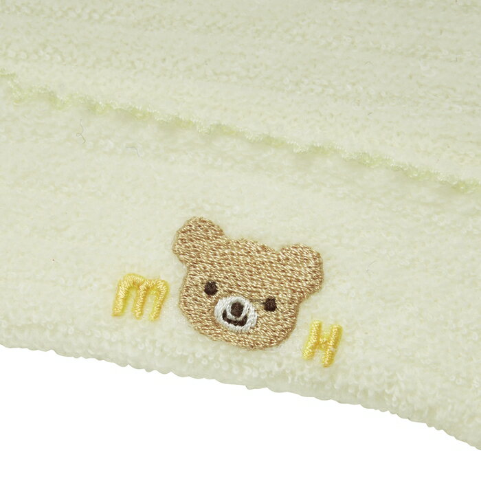 ●24日〜P11倍●ミキハウス　mikihouse　ミキハウスベビー 無撚糸ベビーフード 帽子(フリー36-40cm) 赤ちゃん 新生児 出産準備 祝い 男の子 女の子 オールシーズン 日本製