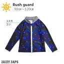 ●50%OFFセール●ザジーザップ ZAZZY ZAPS Galaxy star コスモ柄 ラッシュガード ( 90cm 100cm 110cm 120cm )...