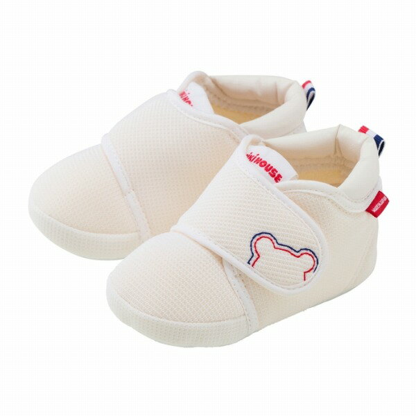 取り寄せ商品●ミキハウス mikihouse プレシューズ 靴 くまステッチ ( 10.5cm 11cm ...