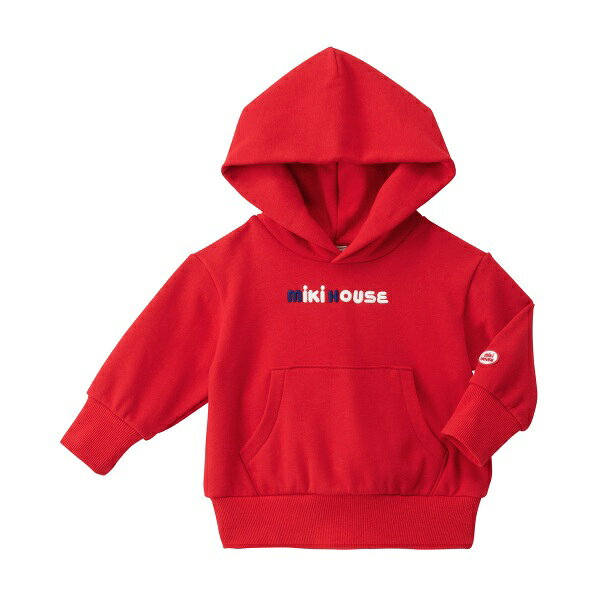 4日〜10%OFFクーポン有★30％OFFセール●ミキハウス　mikihouse　ロゴ　パーカー(80...