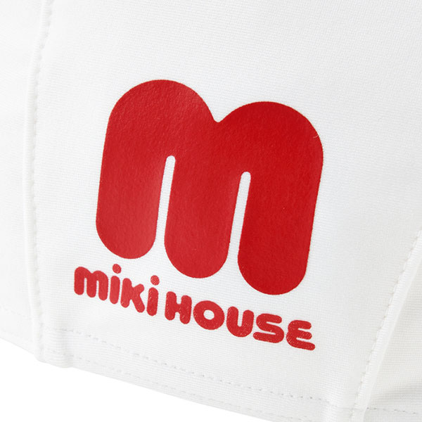 10日までP11倍★取り寄せ商品●ミキハウス　mikihouse　ロゴ　スイムキャップ　水泳...