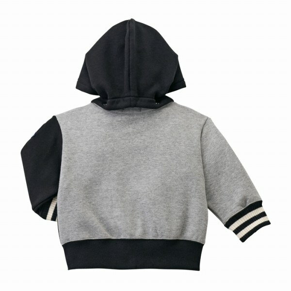 ●50％OFFセール●ミキハウス　mikihouse　縦ロゴ　パーカー(80・90・100・110・120・130・140・150）　子ども服　プレゼント　出産祝い　お出かけ　アウトレット 3