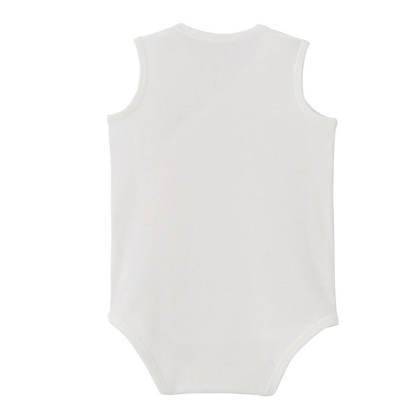 30％OFFセール●ミキハウス ベビー mikihouse　ピュアベールフライスノースリーブボディシャツ肌着(60cm・70cm)アウトレット 赤ちゃん 春夏 出産準備 3