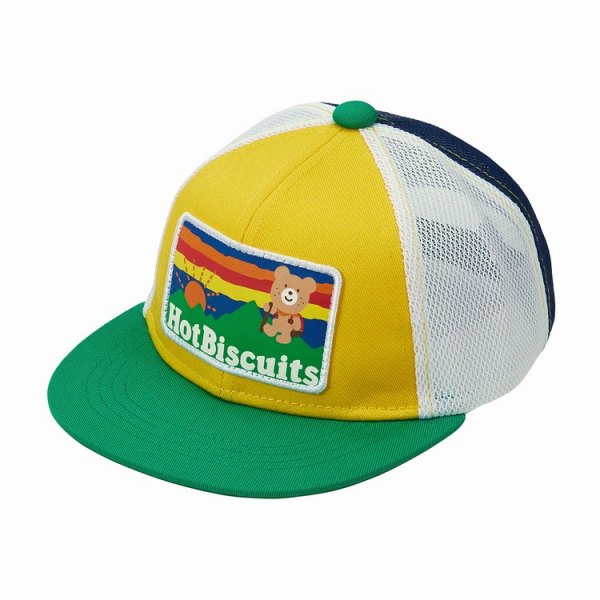 ●50％OFFセール●ミキハウス　ホットビスケッツ　mikihouse　メッシュキャップ 帽子 ( 46cm 48cm 50cm 52cm ） ベビー 赤ちゃん 幼児 幼稚園 保育園 0歳 1歳 2歳 3歳 4歳 男の子 女の子 格好いい アウトレット 2