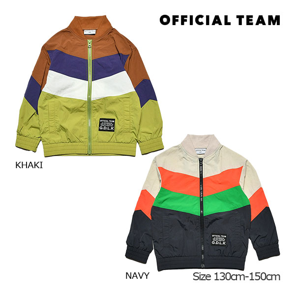 乐天商城 - ●30％OFFセール●ニードルワーク（NEEDL WORK）OFFICIAL TEAM　ウインドブレーカー アウター カジュアル スポーティー 男の子 女の子 小学生 通学（130cm・140cm・150cm）