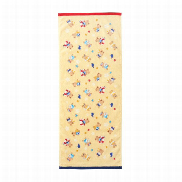 取り寄せ商品●ミキハウス　mikihouse　ミキハウスベア フェイスタオル (サイズ：W34×H85cm)　子ども用　幼稚園　保育園　スイミング　プール　水遊び　スポーツ　日本製 2