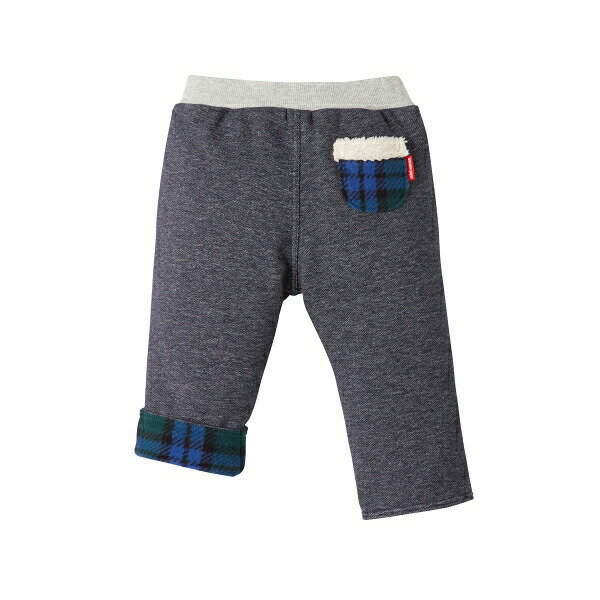 ●40％OFFセール●ミキハウス　mikihouse　裏フリース付きやわらかパンツ(80・90・100）子ども服　幼児　保育園　幼稚園　男の子　女の子　1歳誕生日プレゼント　お出かけ　冬用　長ズボン　暖かい　アウトレット