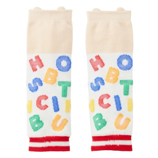 ミキハウス　ホットビスケッツ　mikihouse　顔ドン　ビーンズくん　レッグウォーマ...