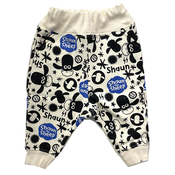●50%OFFセール●リトルベアークラブ　Little Bear Club　ひつじのショーン　裏起毛　総柄パンツ（80・90・100）　アウトレット