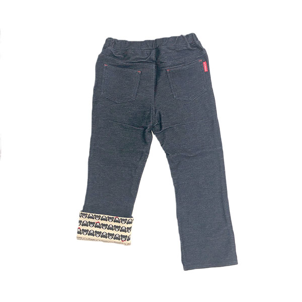 30％OFFセール●ミキハウス　ダブルビー　mikihouse　パンツ(100cm・110cm）アウトレット　パンツ　シンプル　くま　男の子　女の子