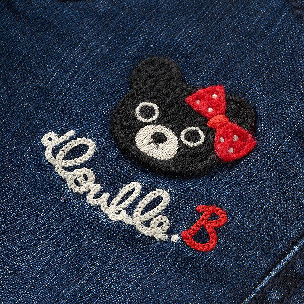 ●40％OFFセール●ミキハウス　ダブルビー　mikihouse　ガールズボンディングパンツ(110・120・130）子ども服　幼児　保育園　幼稚園　小学生　キッズ　ジュニア　女の子　長ズボン 3