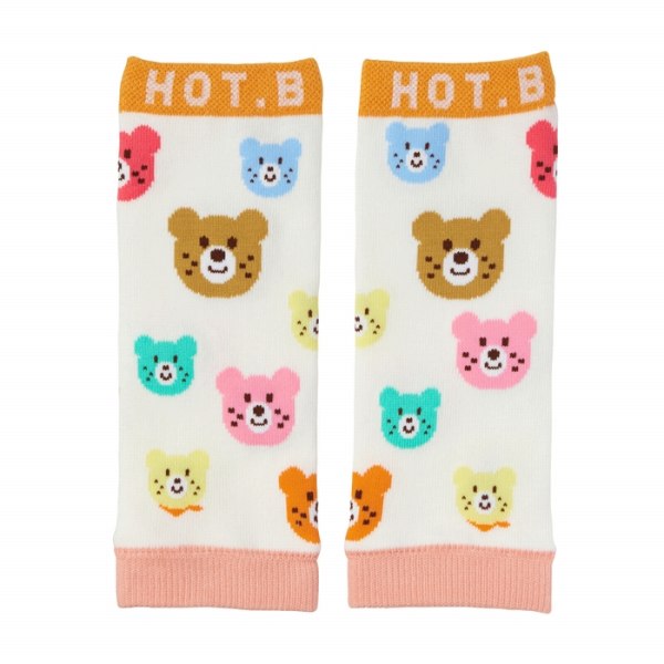 アタックワンのミキハウス　ホットビスケッツ　mikihouse　カラフルビーンズ レッグウォーマー　( フリー ） 子ども服　赤ちゃん　ベビー　幼児　男の子　女の子　防寒対策｜アングル2