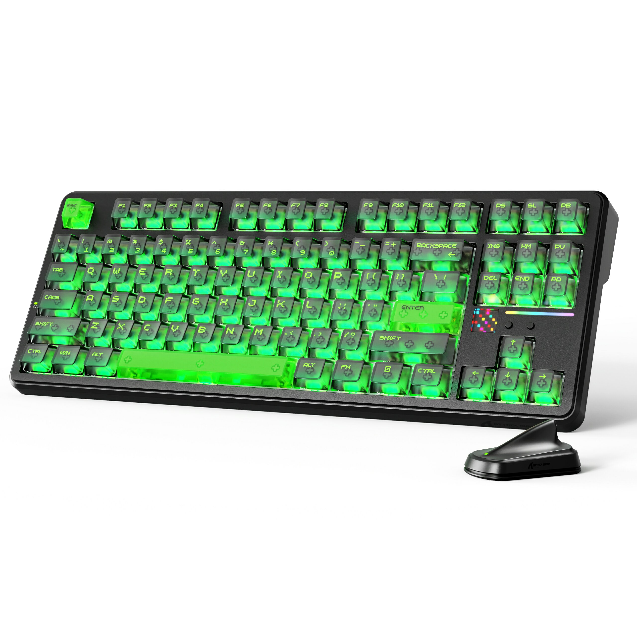 楽天市場】(（カラーグリーン）（ゲーミングキーボード｜ゲーム用機器