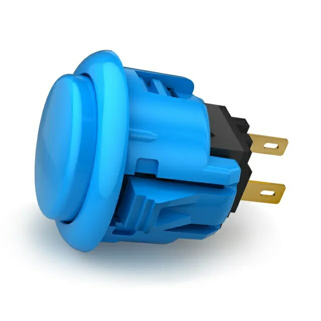 【ハメ込み式 24φ 単品】Qanba D-lite クァンバ ディーライト アーケード ボタン 24mm EL Project （ビデオゲームボタンサイズ）