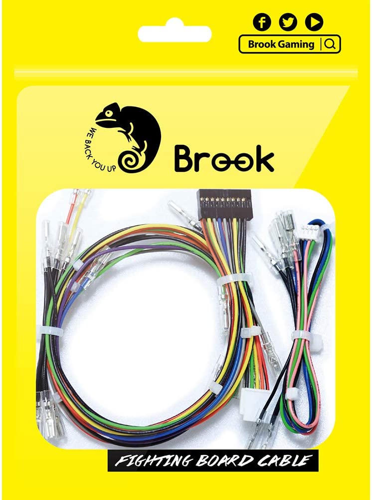Brook Fighting Board Cable アーケードコントローラー ジョイスティック用ハーネス ケーブル 4pinL3/R3ボタン用のハーネス 
