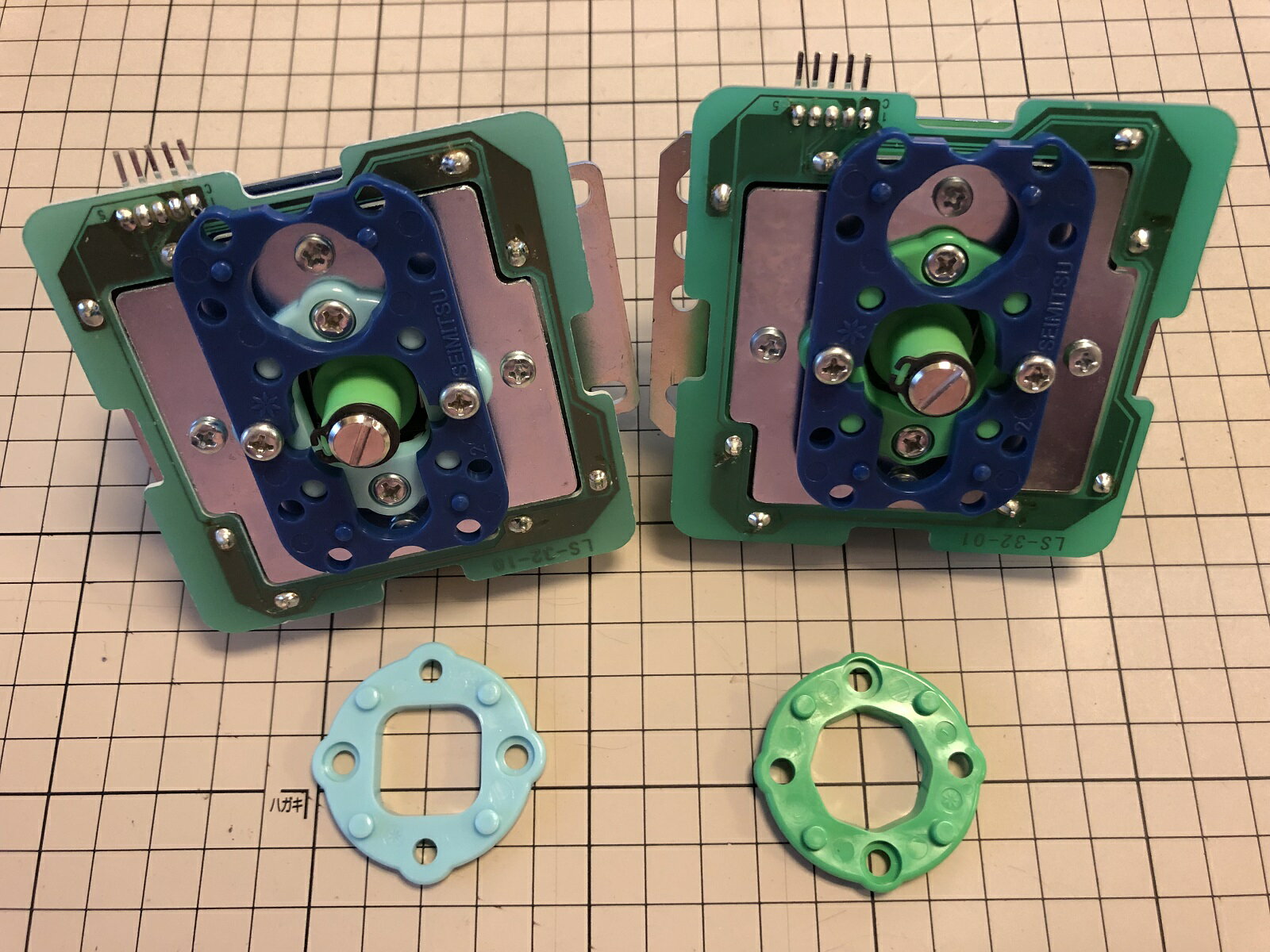 セイミツ工業 新発売：単品部品_LS-32関連用八角メインガイド（緑）