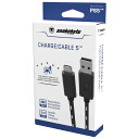 スネークバイト 公式 SnakeByte SONY PS5 USBケーブル CHARGE:CABLE 5&#8482;(3M)チャージ:ケーブル 5 最新ゲーム機対応のUSBケーブル USB 2.0 A から C のコネクター ケーブル長3m