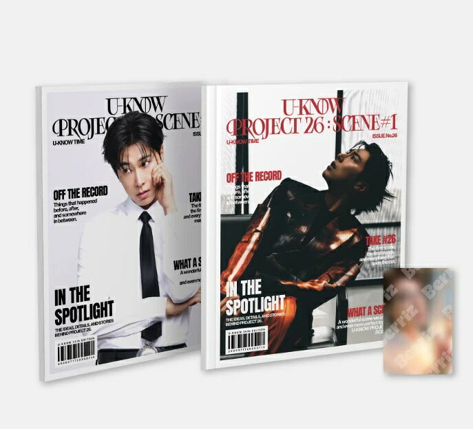 【レビューを書いて弊店特典5枚】【写真集】U-KNOW - 2026 U-KNOW PROJECT : 26 SCENE#1 in SEOUL MD : PROJECT BOOK SET TVXQ 東方神起 ユノユンホコンサート フォトブック【安心・安全国内発送】
